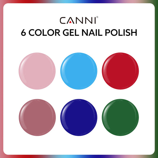 Festive Tropics Kit - 9ml Nail Gel 6 Colors Set-2316