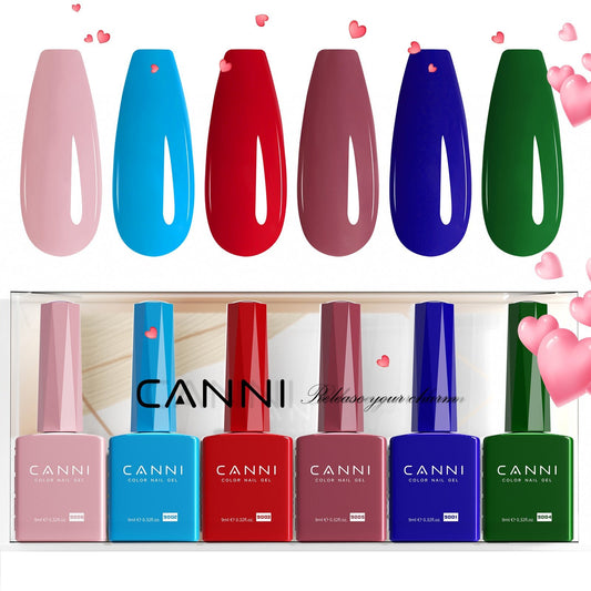 Festive Tropics Kit - 9ml Nail Gel 6 Colors Set-2316
