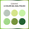 Forest Fern Fusion Kit - 9ml Nail Gel 6 Colors Set-2314