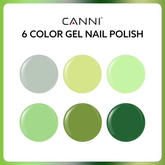 Forest Fern Fusion Kit - 9ml Nail Gel 6 Colors Set-2314