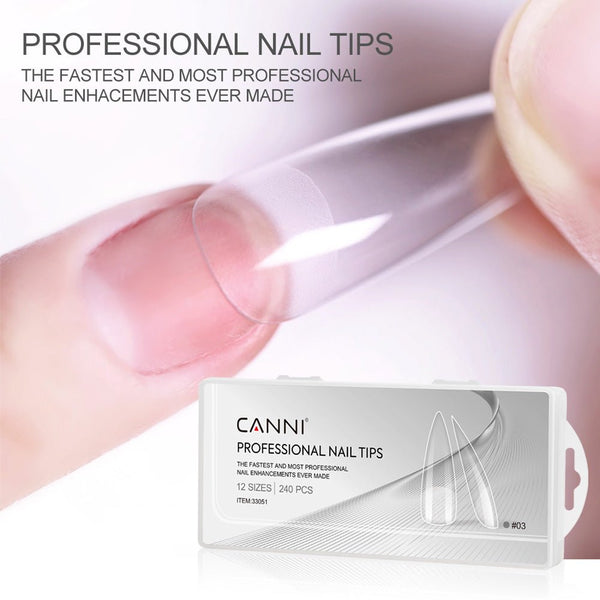 Half Matt Stiletto - False Nail Tips