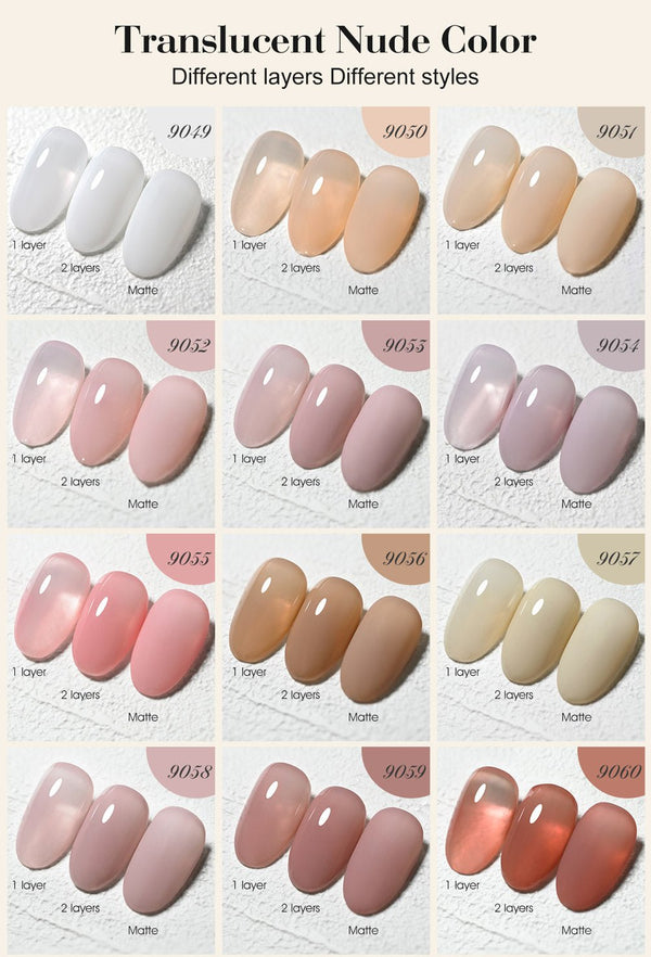 HEMA FREE Color Nail Gel 9ml - CC3 Translucent Color