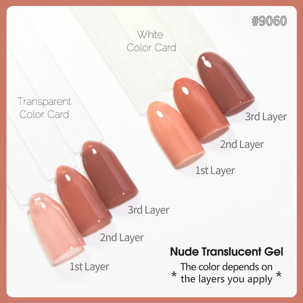 HEMA FREE Color Nail Gel 9ml - CC3 Translucent Color