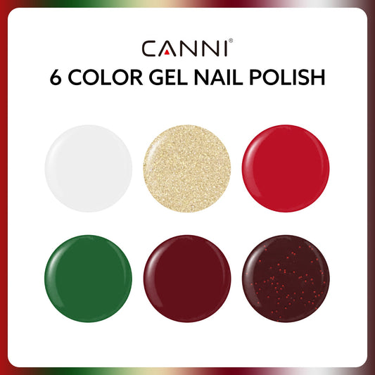 Holiday Jubilee Kit - 9ml Nail Gel 6 Colors Set-2315