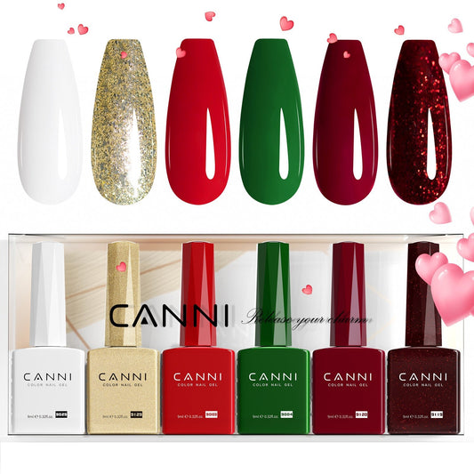 Holiday Jubilee Kit - 9ml Nail Gel 6 Colors Set-2315