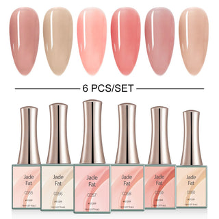 Jade Fat - 6 Colors Gel Polish Set