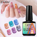 Laser Rainbow Cat Eyes -  6 Colors Gel Polish Set