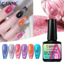Laser Rainbow Cat Eyes -  6 Colors Gel Polish Set