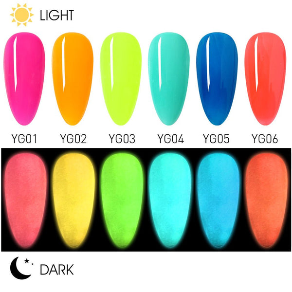 Luminous Neon - 6 Colors Gel Polish Set
