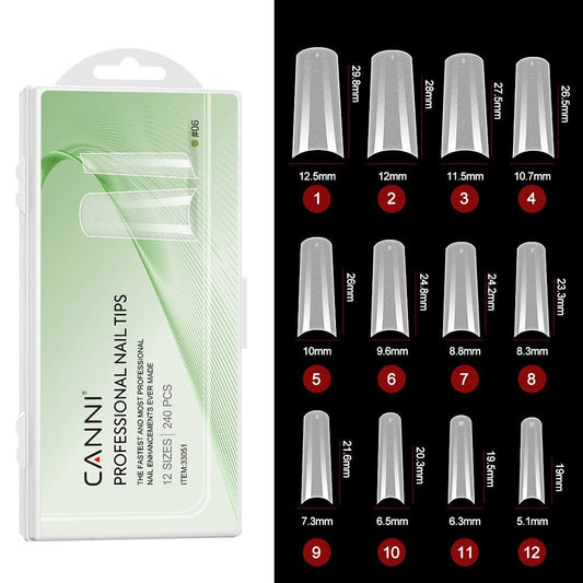 Matte French Nail - False Nail Tips