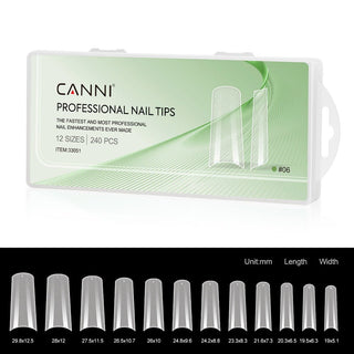 Matte French Nail - False Nail Tips
