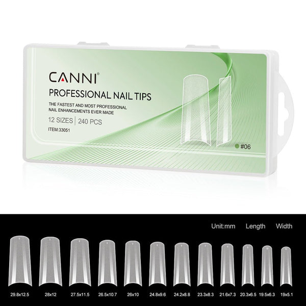 Matte French Nail - False Nail Tips