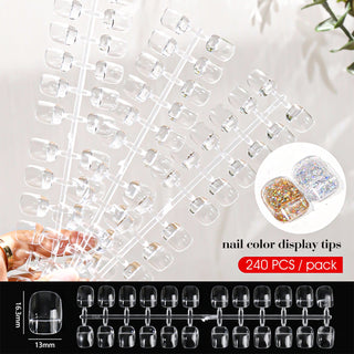 Buy 240pcs Nail Color Display Tips