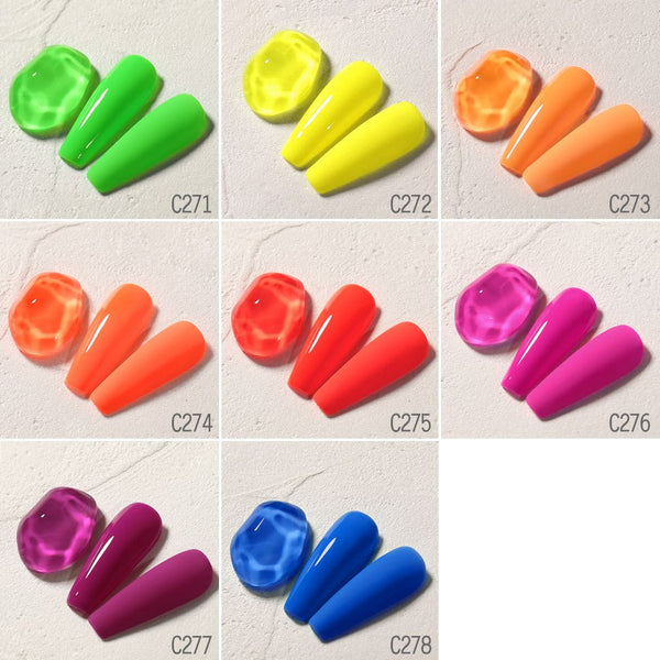Neon Rainbow  - 8 Colors Gel Polish Set
