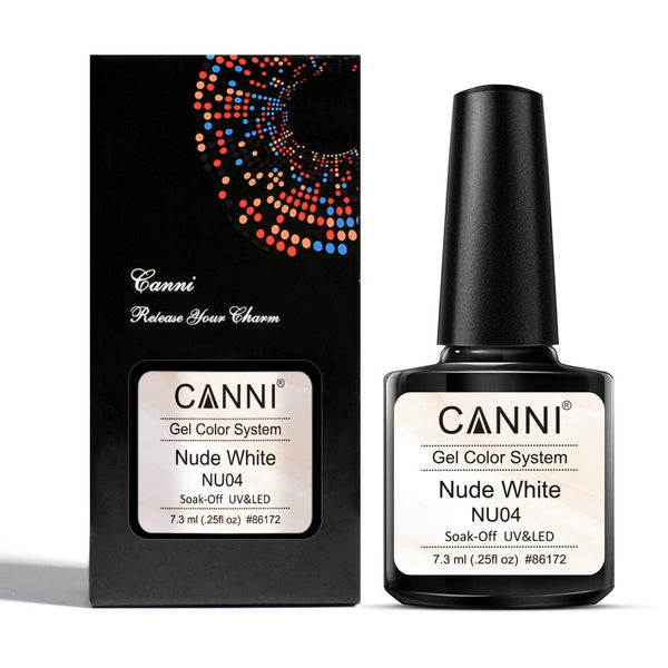 Nude White - 6 Colors Gel Polish Set