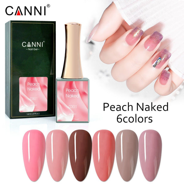 Peach Naked - 6 Colors Gel Polish Set