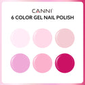 Pink Champagne Dreams Kit - 9ml Hema Free Nail Gel 6 Colors Set-2302