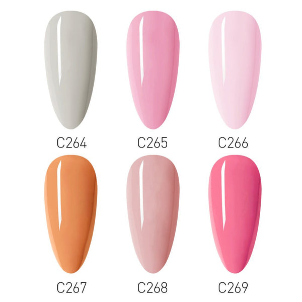 Pink Dream - 6 Colors Gel Polish Set