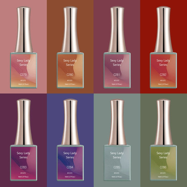Popular in Winter  - 8 Colors Gel Polish Set