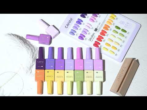 Purple and Yellow Gel Colors – TPO & HEMA-Free Gel Polish
