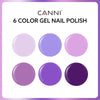 2308 - 9ml Nail Gel 6 Colors Set