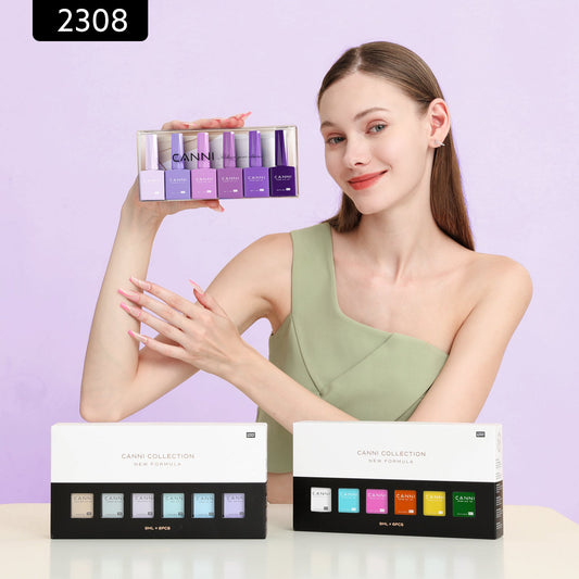 Purple Haze Harmony Kit - 9ml Nail Gel 6 Colors Set-2308
