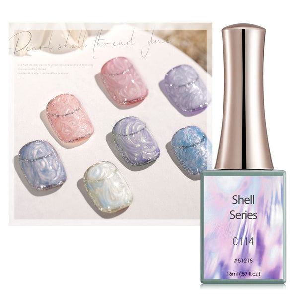 Shell Series - 6 Colors Gel Polish Set