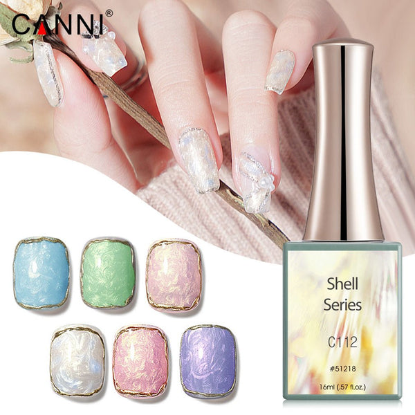 Shell Series - 6 Colors Gel Polish Set