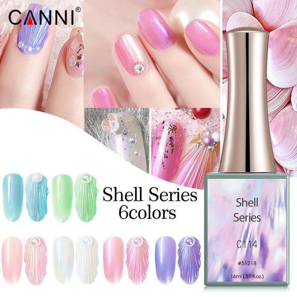 Shell Series - 6 Colors Gel Polish Set
