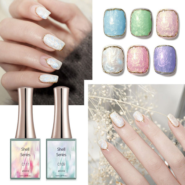 Shell Series - 6 Colors Gel Polish Set
