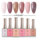 Starry - 6 Colors Gel Polish Set