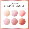 Ensemble Blush Subtil - Gel pour ongles 9 ml, 6 couleurs - 2317