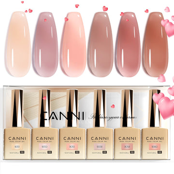 Ensemble Blush Subtil - Gel pour ongles 9 ml, 6 couleurs - 2317