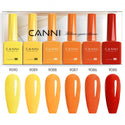 Tangerine Tango Kit - 9ml Hema Free Nail Gel 6 Colors Set-2312