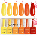 Tangerine Tango Kit - 9ml Hema Free Nail Gel 6 Colors Set-2312