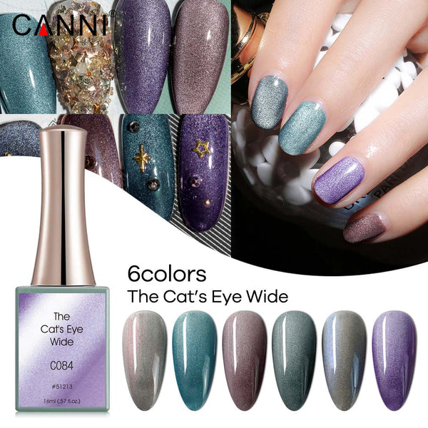 The Cat Eye's Wide - 6 Colors Gel Polish Set