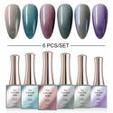 The Cat Eye's Wide - 6 Colors Gel Polish Set