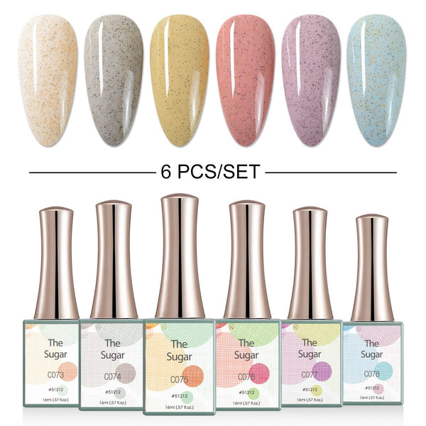 The Sugar - 6 Colors Gel Polish Set