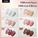 Translucid Glamour Kit - 9ml Hema Free Nail Gel 6 Colors Set-2306