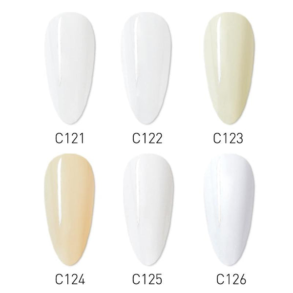 The White - 6 Colors Gel Polish Set