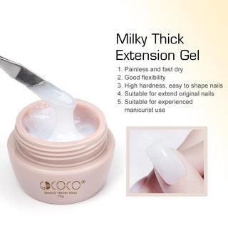 GDCOCO Thick Extension Gel- Milky