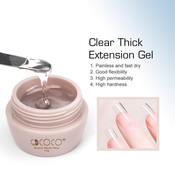 GDCOCO Thick Extension Gel- Clear