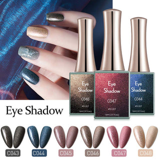 Eye Shadow - 6 Colors Gel Polish Set