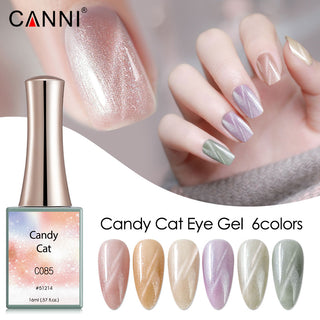 Candy Cat Eye - 6 Colors Gel Polish Set