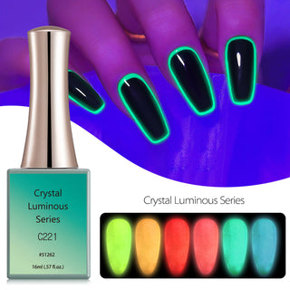 Crystal Luminous - 6 Colors Gel Polish Set