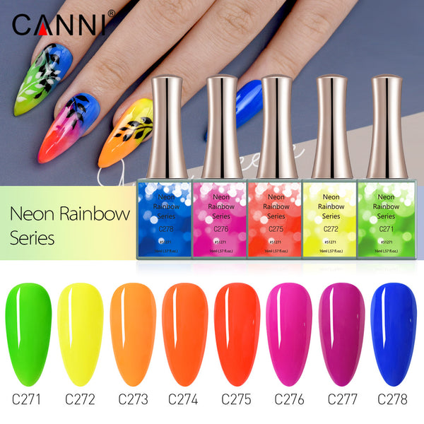 Neon Rainbow  - 8 Colors Gel Polish Set
