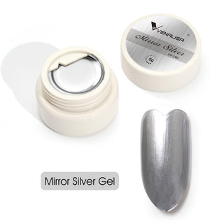 Buy silver Venalisa Mirror Sliver Gel &amp; Mirror Gold Gel
