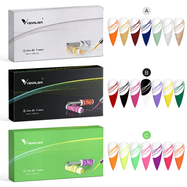 Venalisa 8 ML Liner Gel 7 Colors Kit