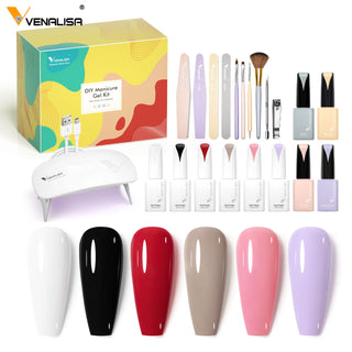 Venalisa DIY Manicure Nail Gel Kit for Starter